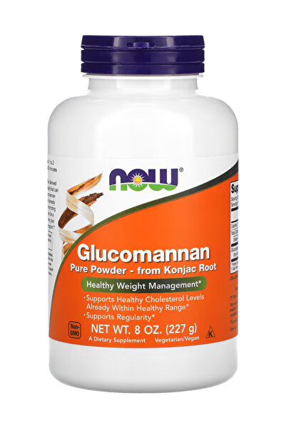 Now Foods Glucomannan (Amorphophallus konjac) Pure Powder, Regularity Healthy...
