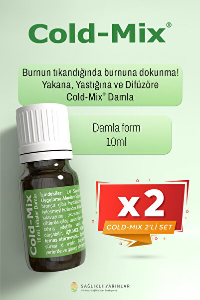 Cold-Mix Cold Mix Inhaler Damla 10 ml X 2 Adet