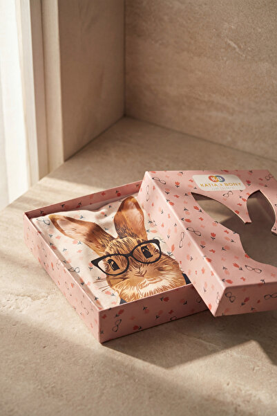 Katia&Bony Σετ πιτζάμες σε κουτί με σχέδιο κουνελιού για κορίτσια