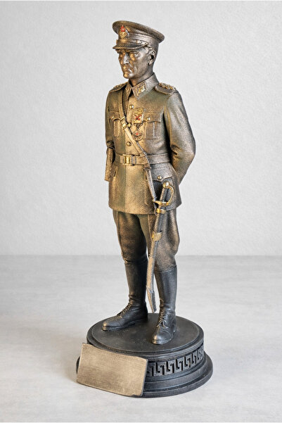 AF SANART Atatürk Üniformalı Dekoratif biblo Heykel