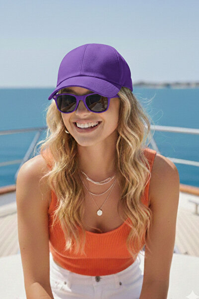 Ritagarcia قبعة أساسية رياضية أرجوانية قابلة للتعديل للجنسين