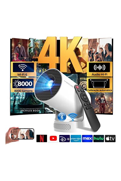 Magcubic Mini Smart Projector with Android 11 بروجكتر ذكي صغير بنظام أندرويد ...