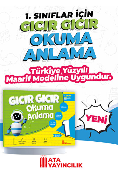 Ata Yayıncılık 1. Sınıf Gıcır Gıcır Okuma Anlama