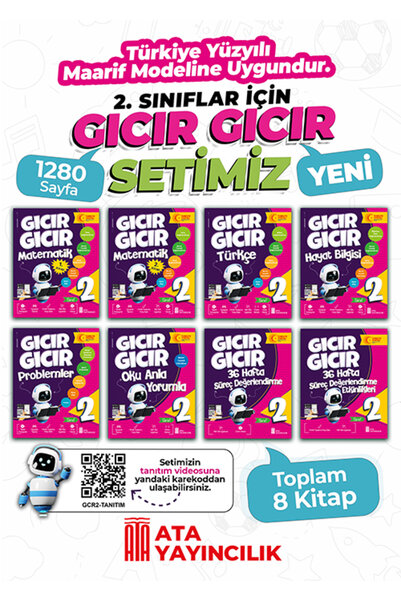 Ata Yayıncılık 2. Sınıf Gıcır Gıcır 8'li Set
