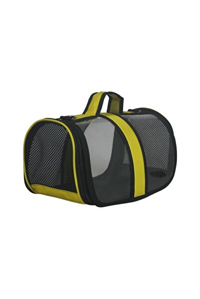 Nerotex Kedi Taşıma Çantası Evcil Hayvan Seyahat Kedi Sırt Çantası Flybag Sarı