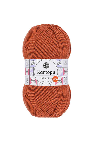 Genel Markalar K.artopu Baby One Tüylenmeyen El Örgü Ipi Tarçın K1210