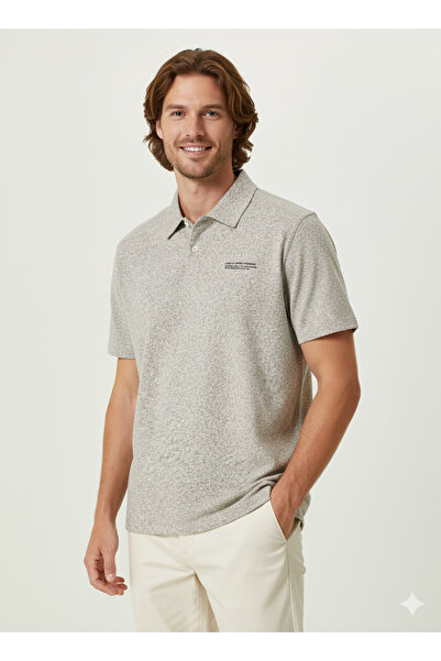 Jack & Jones 12286349 TRIOU POLO Lapte de migdale