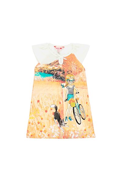 Boboli Kız Çocuk Kız Baskılı Elbise