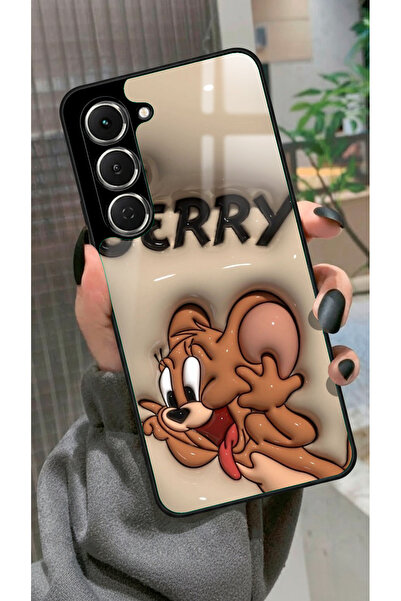 TECNO Spark 40 Pro Uyumlu Tom And Jerry Tasarımlı Glossy Premium Kılıf