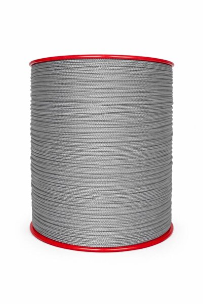 öztürk tekstil 1mm Gri Plise Perde İpi 100 Metre Polyester Perde Mekanizma İpi