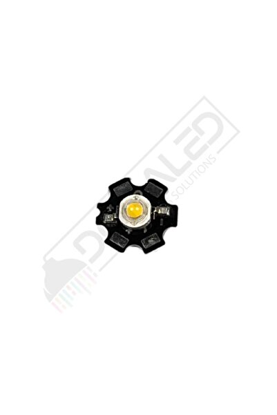 DORA LED 1W Beyaz 6500K PCB li Power Led 20mm 350Ma 3,2 Volt(3 Adet)