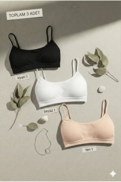 EcoFit حمالة صدر رياضية نسائية بحمالات خيطية مكونة من 5 قطع (مع بطانة قابلة ل...