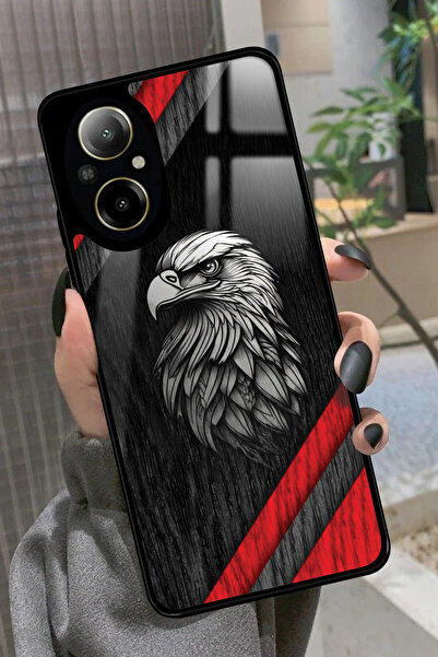 realme 12 Lite Uyumlu Kartal Tasarımlı Glossy Premium Kılıf