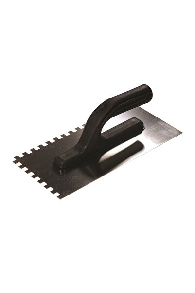 painter Gletieră inox, Painter, zimti, 10x10 mm, 13x27 cm, maner plastic, negru