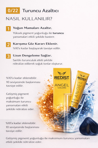 Redist Saç Boyası Turuncu Azaltıcı 0/22
