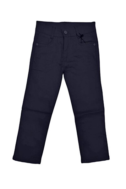 HİLAL BEBE Dečake Mornarsko plava Likra Linen pantalone