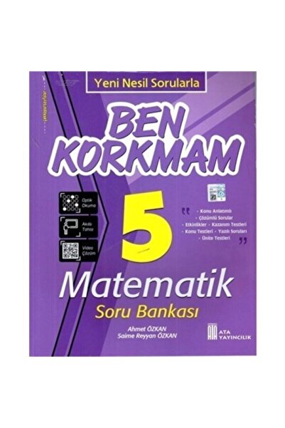 Ata Yayıncılık 5. Sınıf Ben Korkmam Matematik Soru Bankası