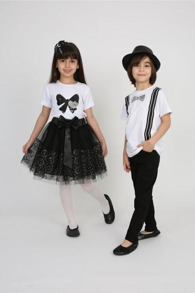 Nacar Kız Erkek Çocuk Gösteri Kıyafeti Takım