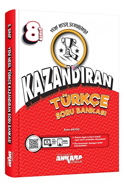 Ankara Yayıncılık 8. Sınıf Kazandıran Türkçe Soru Bankası