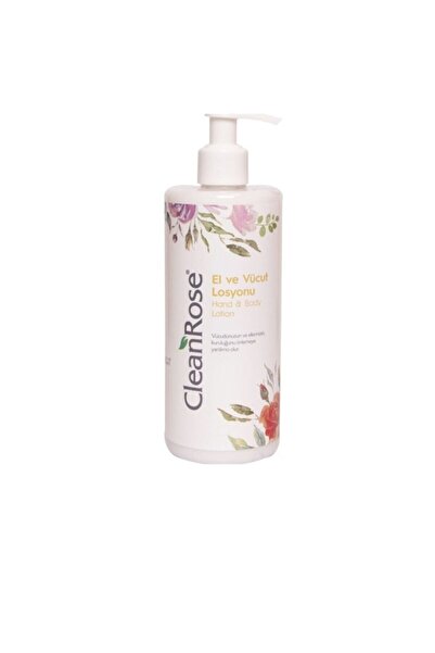 Clean Rose CleanRose Gül Özlü Pompalı El ve Vücut Losyonu (400 ML)