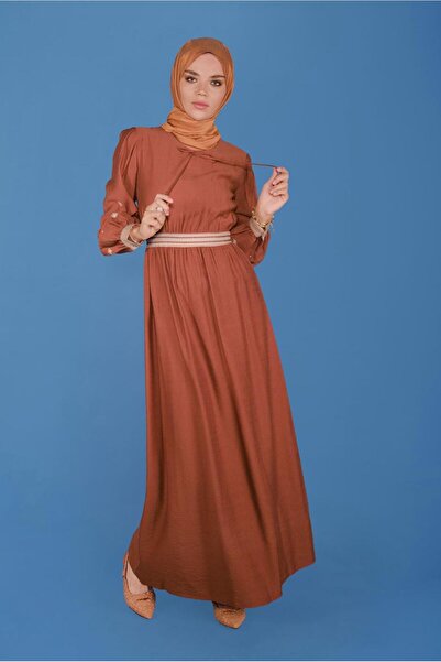 Alvina ROCHIE BRODATĂ CU MÂNECĂ GULER ROTUND 41697