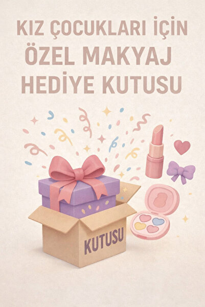 YerliToptan مجموعة مكياج للفتيات – مع علبة هدايا (المحتوى متنوع)