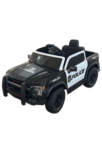 Rally سيارة شرطة كهربائية للأطفال 12 فولت / محركين