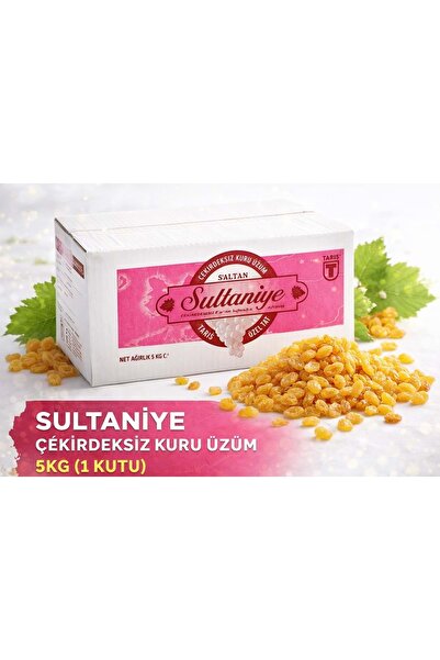 Tariş Sultaniye Çekirdeksiz Kuru Üzüm 5KG (1 Kutu)