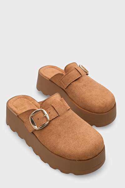 Capone Outfitters Minette Süet Görünümlü Kadın Sabo