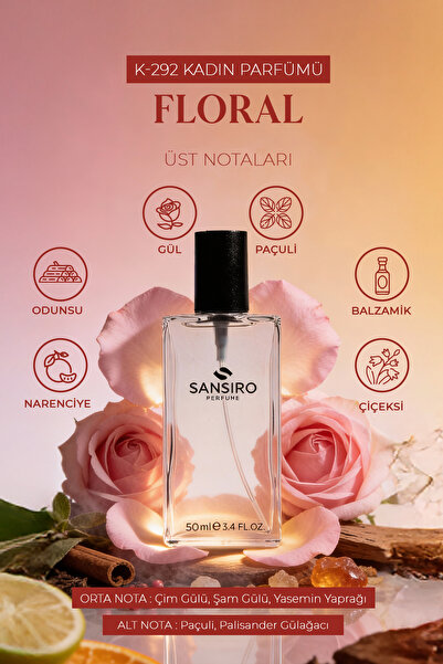 Sansiro K-292 Kadın Parfüm 50ml Edp