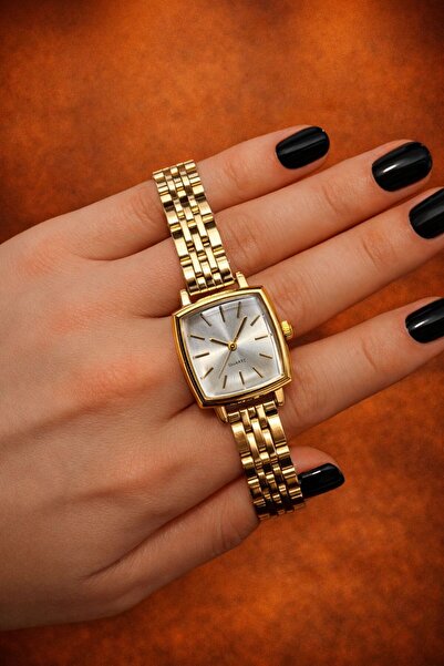 T-GOER MİNİMAL KARE KADIN KOL SAATİ BOMBELİ CAM