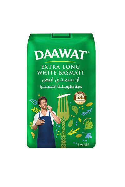 Daawat Extra Long Indian Basmati Rice 2kg