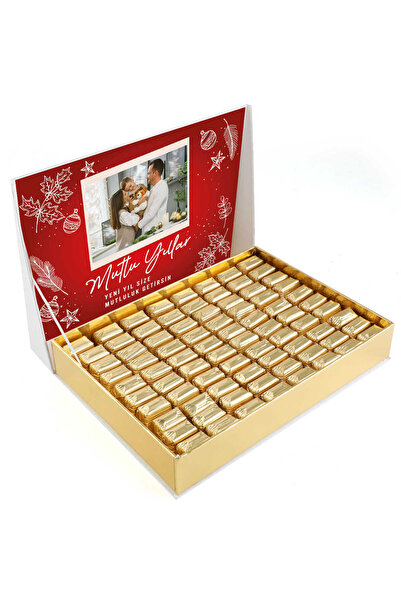 Hacı Şerif Kendi Fotoğrafınız ile Sütlü Antep Fıstıklı Zarf Çikolata (Zarf Ku...