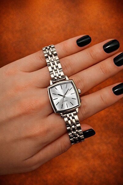 T-GOER MİNİMAL KARE KADIN KOL SAATİ BOMBELİ CAM