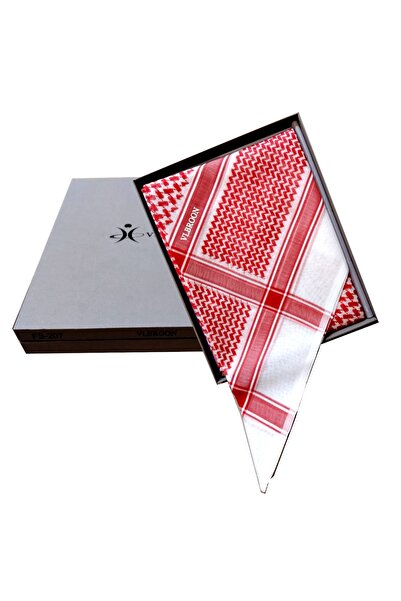 Broon Men's red Philbron shemagh, excellent quality