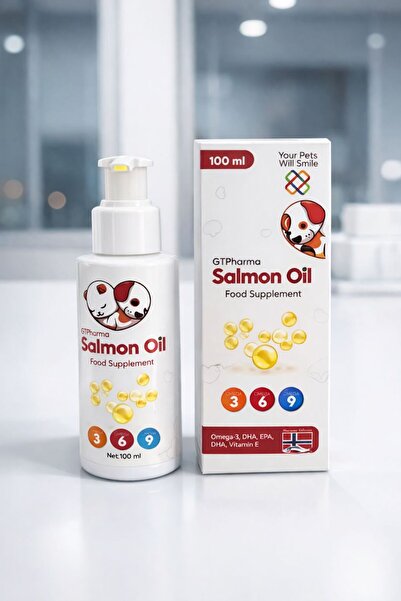 GTPHARMA Kedi & Köpek balık (somon) Yağı 100 ML
