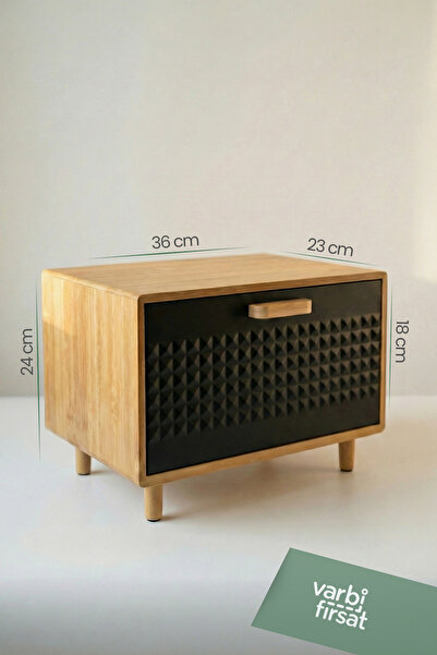 Varbifırsat Bamboo Bread Box