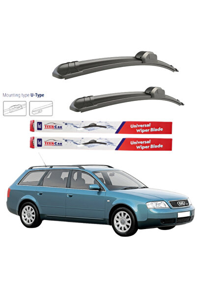 TEAMCAR Ștergătoare de parbriz Audi A6 Avant (C5 4B) 1997-2001 față set plat