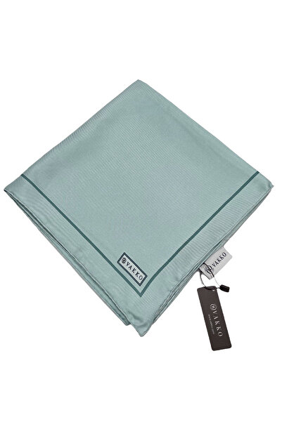 Vakko Düz Twill İpek Eşarp - Mint