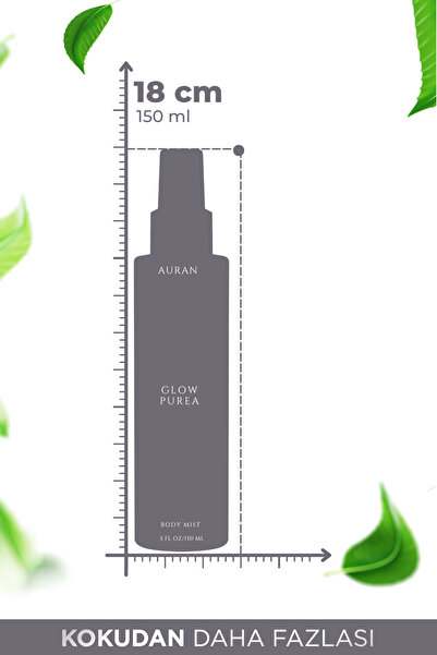 AURAN Glow Purea Parfümlü Kadın Vücut Spreyi Vücut Misti Body Mist Spray 150ml
