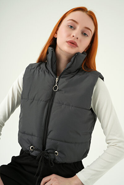 Rays 7200 Zero Sleeve Zippered Vest Anthracite