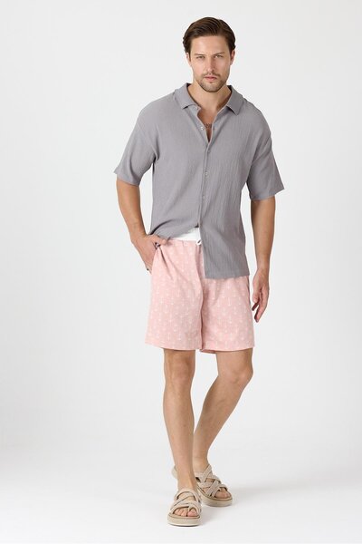 1434 Polo State Men's Relaxed Fit Shorts Pink