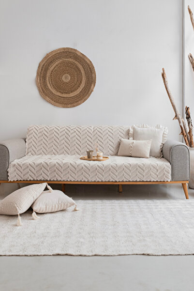 Viaden Aura Non-Slip Base Sofa Cover 170X210 cm Beige