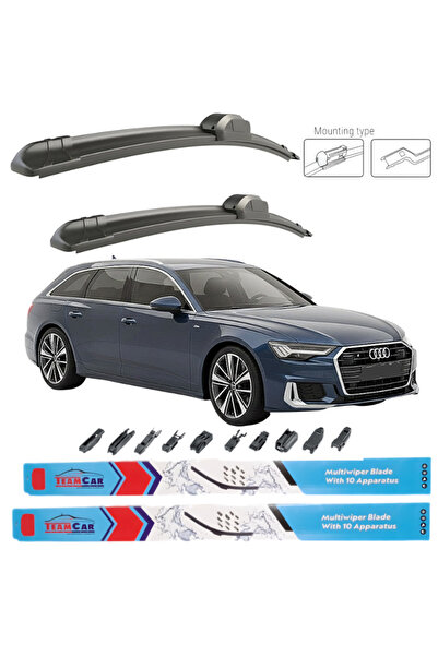 TEAMCAR Lame ștergătoare Audi A6 (Avant C8 fără duză integrată pe braț) 2018-...