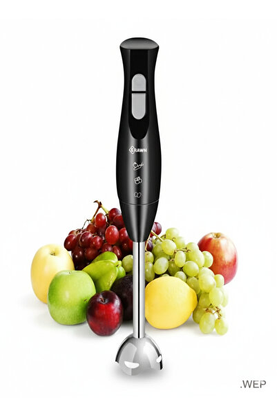 Generic Krawn 200W Quiet DC Hand Blender Stainless Steel Blades with Cup KW-3...