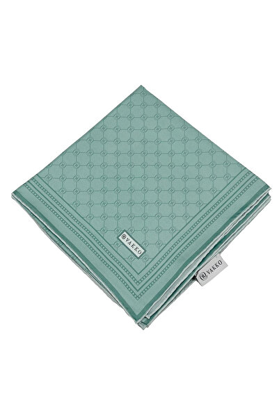 Vakko Twill İpek Eşarp - Özel Seri - Mint