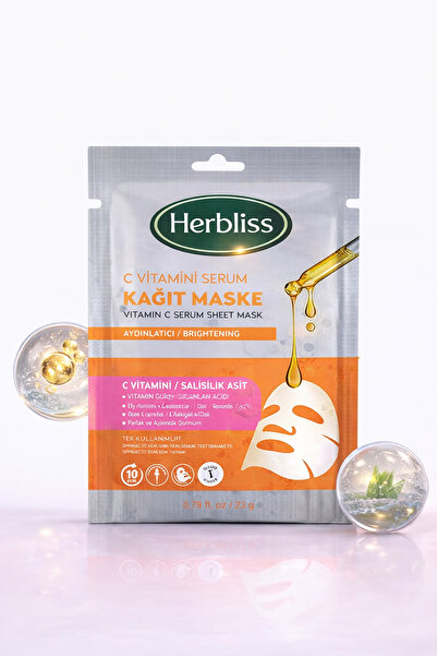 Herbliss Dermokil Paper Mask Vitamin C / Salicylic Acid 23Gr
