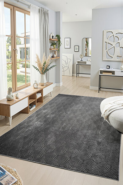 Raschel Carpet Covoraș de podea anti-alunecare, lavabil, rezistent la pete, c...