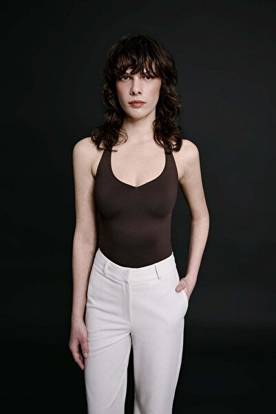 VATKALI Боди с V-образно деколте