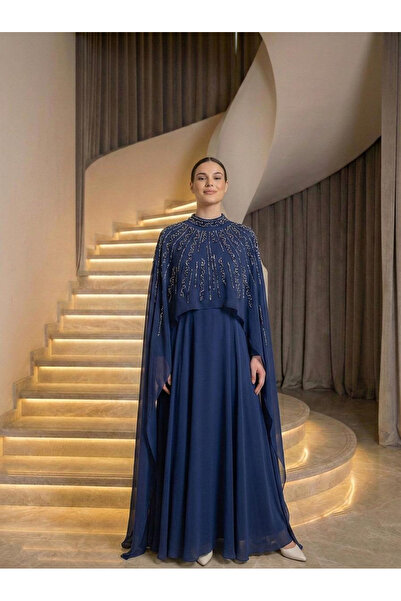 hakimoda Plus Size Elmina Chiffon Hijab Evening Dress